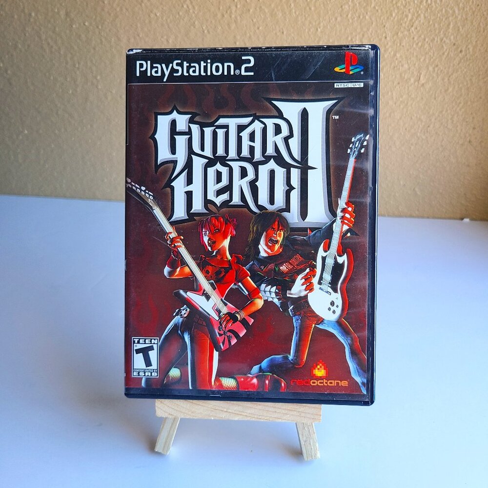 Guitar Hero 2 - Playstation 2 PS2 Game - Complete with manual red octane